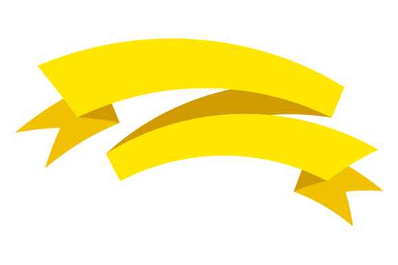 Celebrate with Style: The Decorative Folded Ribbon Flag Banner Font