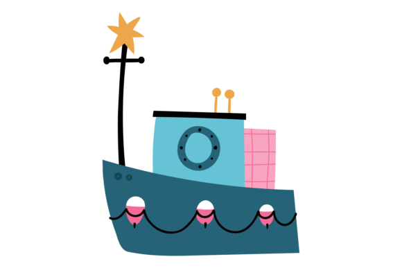 Charming River Vessels: The Cute Childish Boat Aesthetic