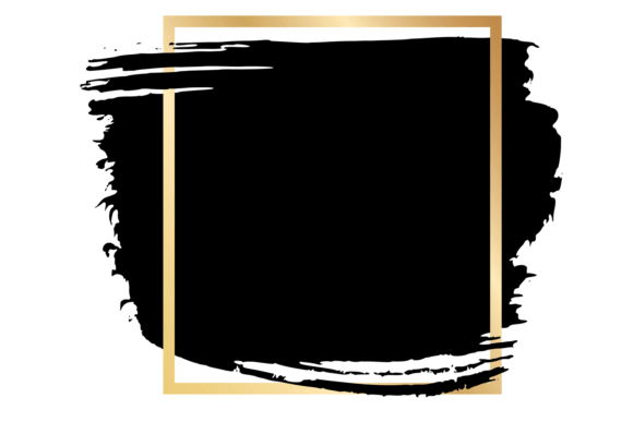 Decorative Grunge Frame. Golden Square W: A Creative Guide