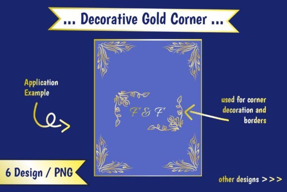 Elevate Projects with Luxury Decorative Gold Corner Design