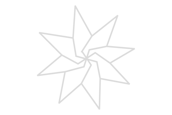Geometric Twisted Star: A Decorative Ornament Font for Bold Design