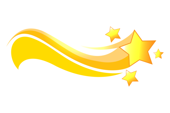 Star Burst Decorative Element: A Golden Emblem for Bold Branding