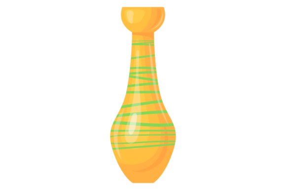 Tall Flower Vase Icon: Decorative Ceramic for Brand Style