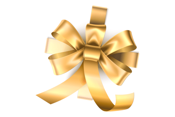 The Allure of a Realistic Golden Ribbon: A Designer's Guide to Decorative Gift Bow