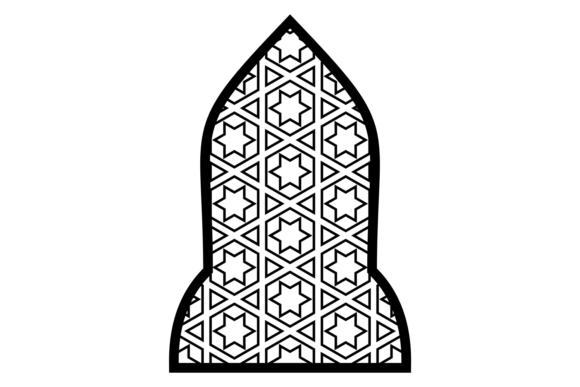 The Timeless Appeal of Islamic Window Shape with Decorative Ara
